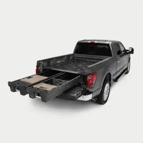 DECKED Bed Drawer Storage Solution for Ford (2004-14) F-150, Raptor, or Lightning (8 FT Bed) + Premium Accessory Pack