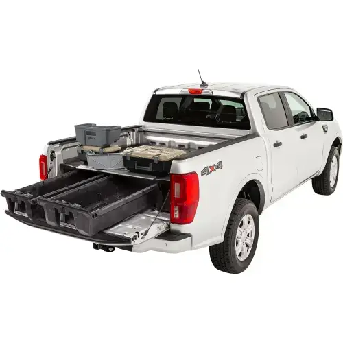 DECKED Truck Bed Storage Drawers & Base Accessory Pack for Toyota (1995-04) Tacoma w/ Decked Out Package (6 FT 2 Inch Bed)