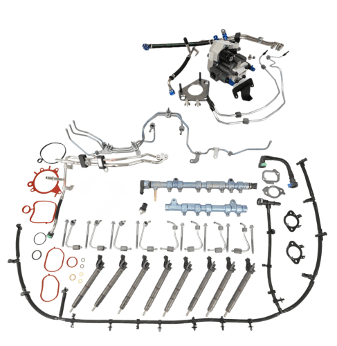 Bosch/Motorcraft/Alliant Fuel System Contamination Repair & Solution Kit for Ford (2015-16) 6.7L Power Stroke (includes S&S DCR Pump)