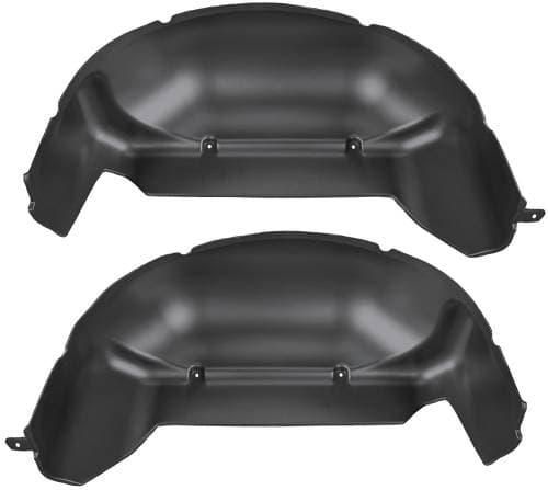Husky Liners Wheel Well Guards for Ford (2011-16) F-250/F-350, Rear (Single Rear Wheel, Black)