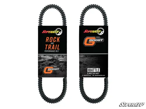 SuperATV Heavy-Duty CVT Drive Belt for Polaris (2017-26) RZR (OEM# 3211202) Rock and Trail Style