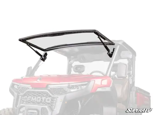 SuperATV Maxdrive Power Flip Windshield for CFMoto (2025) U10 Pro