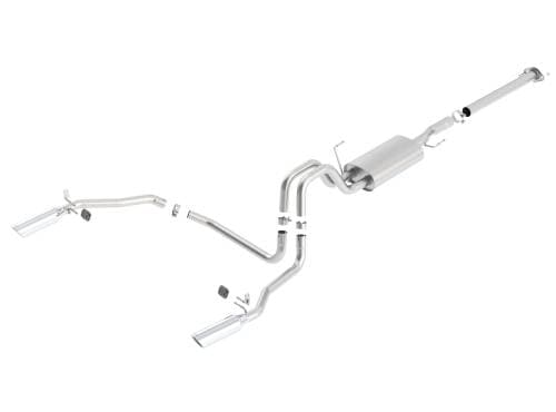 Borla ATAK Dual Exhaust System, Ford (2011-14) F-150, 5.0L Coyote, Rear Exit
