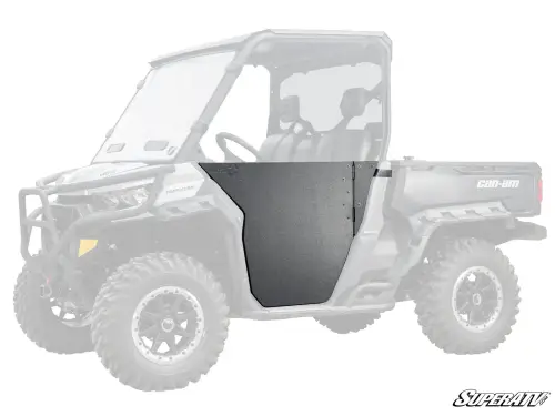 SuperATV HDPE Half Doors for Can-Am (2016-26) Defender